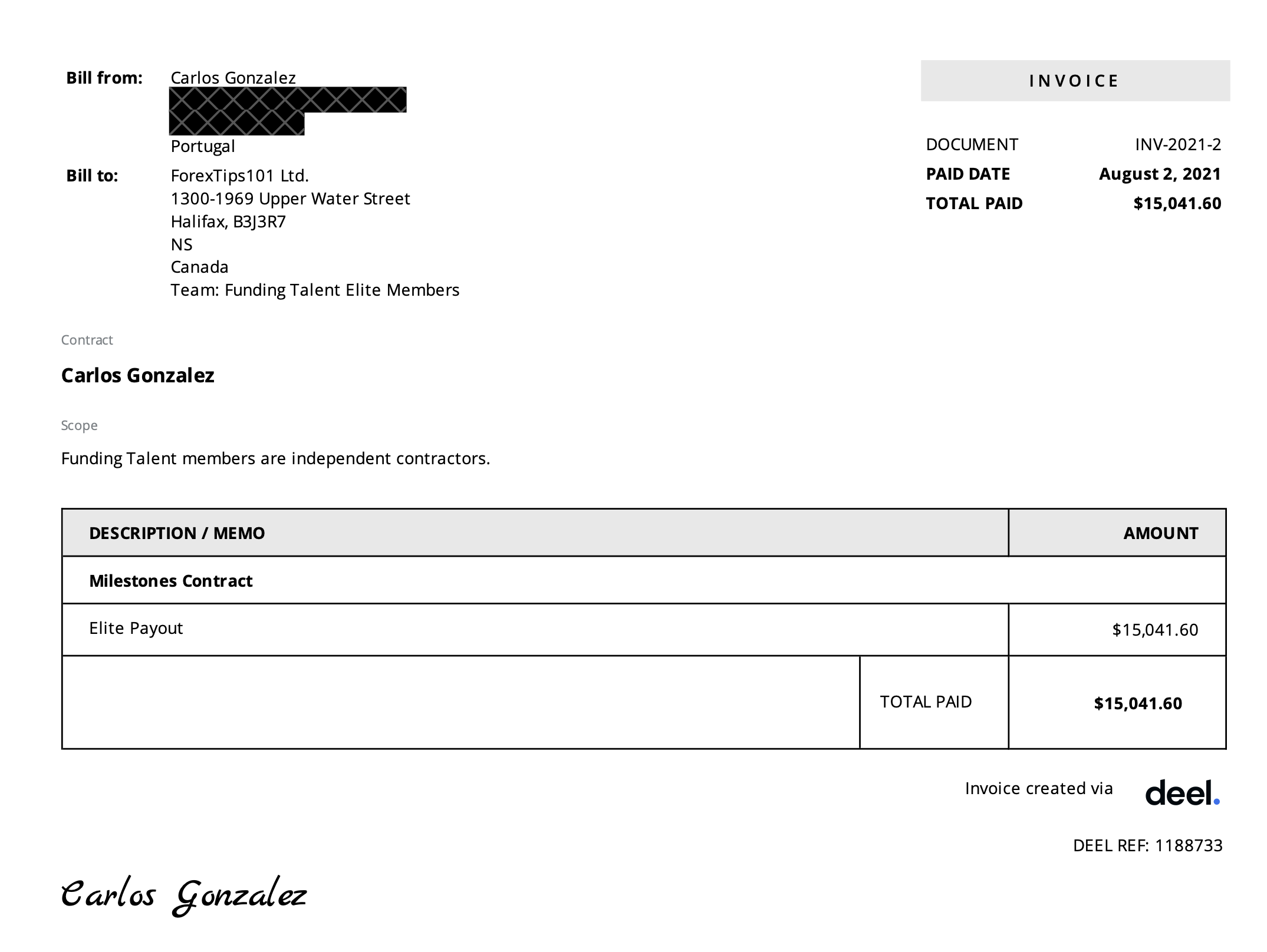 Captura de resultados reales